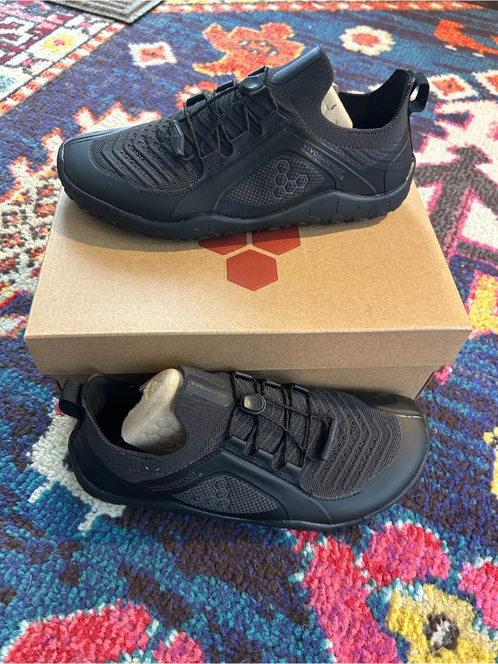 Vivo Barefoot Black Lace-Free Athletic Sneakers